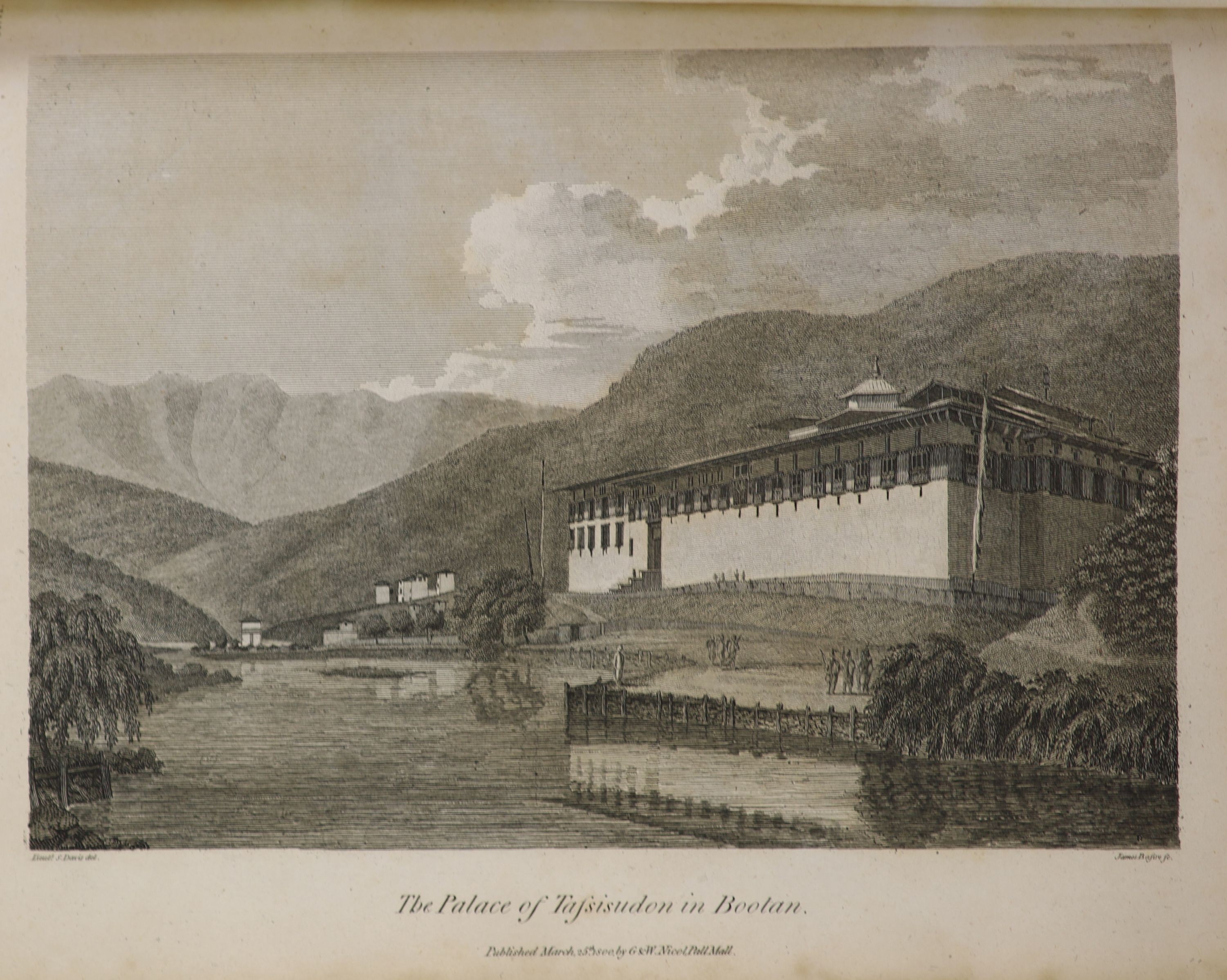 Turner, Capt. Samuel - An Account of an Embassy to the Court of the Teshoo Lama, in Tibet; containing a Narrative of a Journey through Bootan, and part of Tibet. engraved